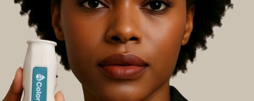 Device assesses skin tone to create personalized facial foundations